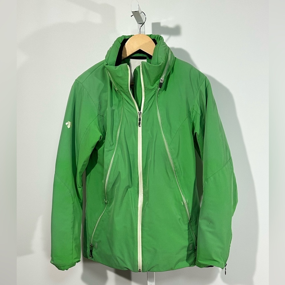 Descente Women’s Ski Jacket Green Ion-Bodies Tech Size L (38)
